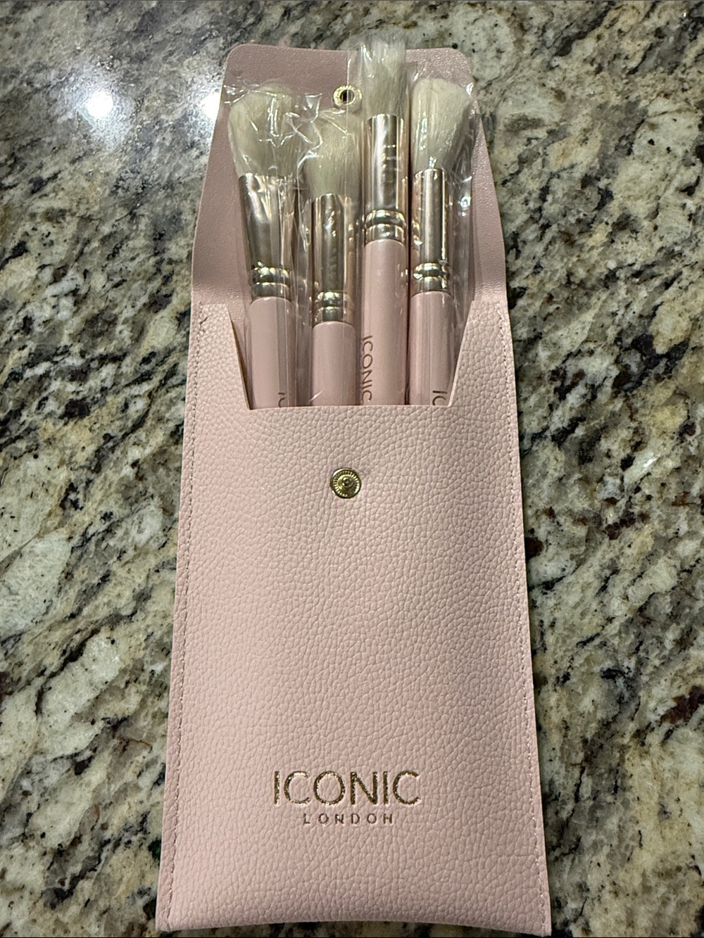ICONIC London Blush Pink Case with Gold Detail